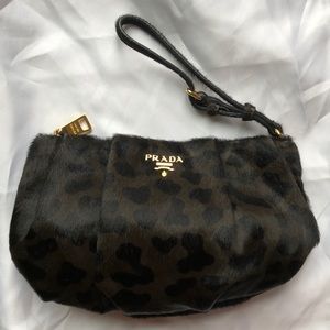 🤩 Leopard Print Ponyhair Prada Clutch 🤩